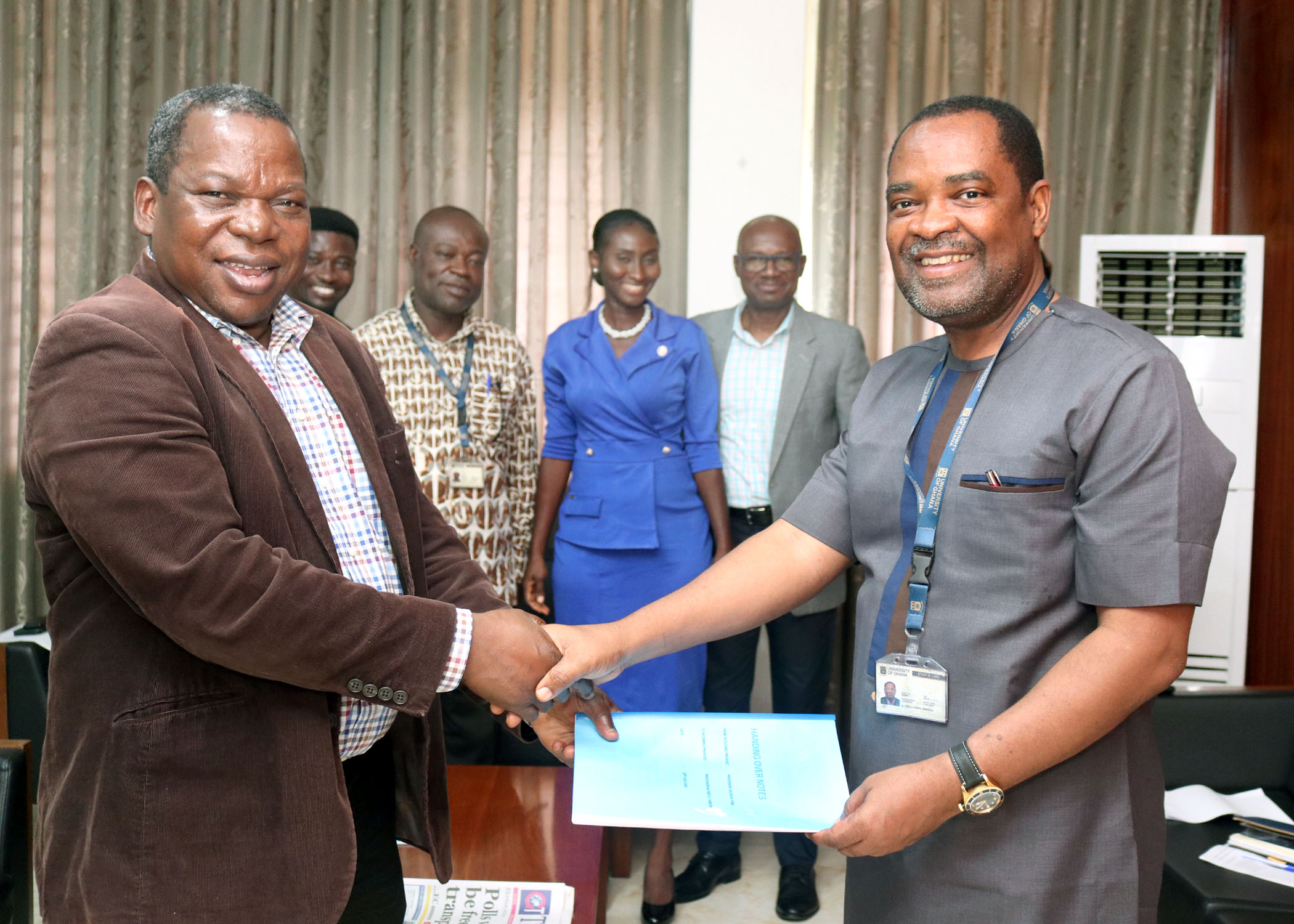 handingover